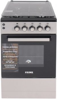 Плита PRIME Technics PSG54016 B (Туреччина) 1 рік гарантії - 10400 грн