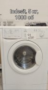 б/у Пральна машина INDESIT- 5500 грн (гарантія 1 місяць)